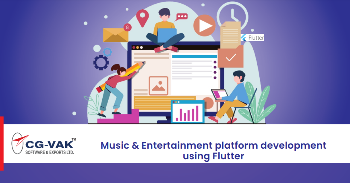 Music & Entertainment platform development using Flutter